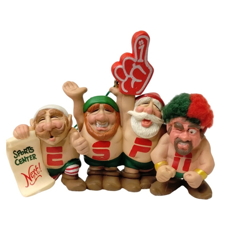 Hallmark Keepsake ESPN SportsCenter Fans Ornament 1999 Collectible
